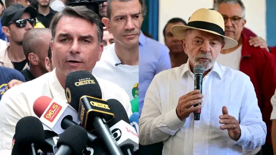 Lula y Flávio Bolsonaro disputarán el segundo turno presidencial en Brasil