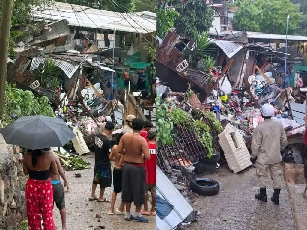 Colapsan cuatro viviendas en la colonia La Laguna, Tegucigalpa