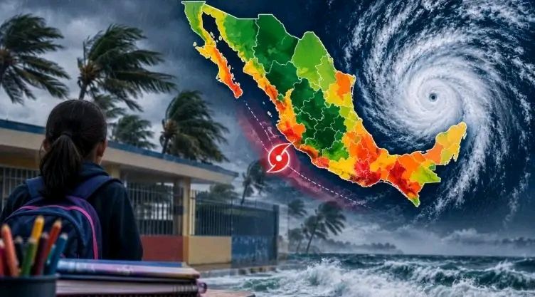 Suspenden clases este lunes 12 de octubre por el huracán Simón: estos son los estados y municipios afectados