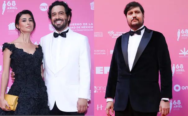 Paola Ramones y Fernando Bonilla desfilan por la alfombra roja de los Premios Ariel 2026