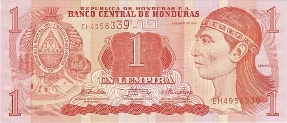 ¿El rostro del billete de un lempira es realmente el del cacique Lempira?