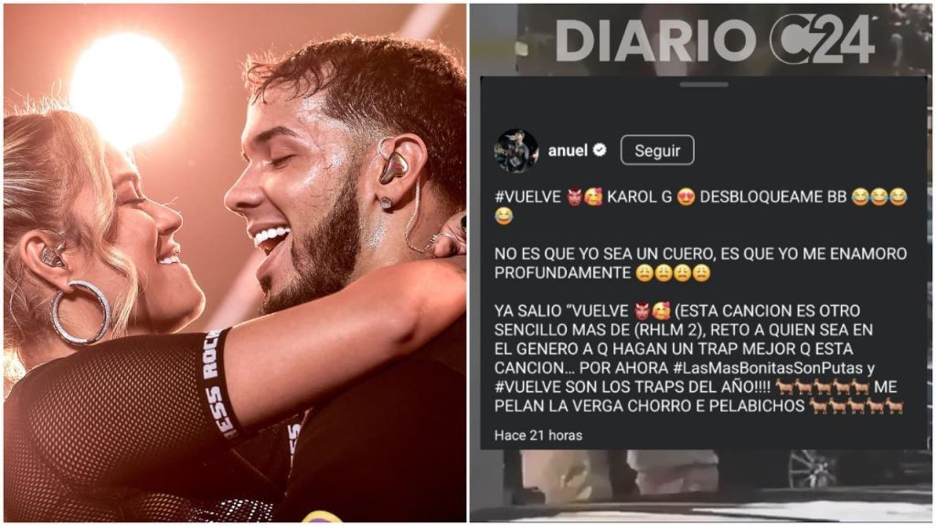 Anuel AA vuelve a buscar a Karol G y le pide públicamente que lo desbloquee